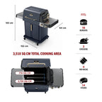 Ninja PG301UK FlexFlame Gas BBQ & Outdoor Cooking System - Black