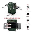 Ninja PG301UKGN FlexFlame Gas BBQ & Outdoor Cooking System - Green
