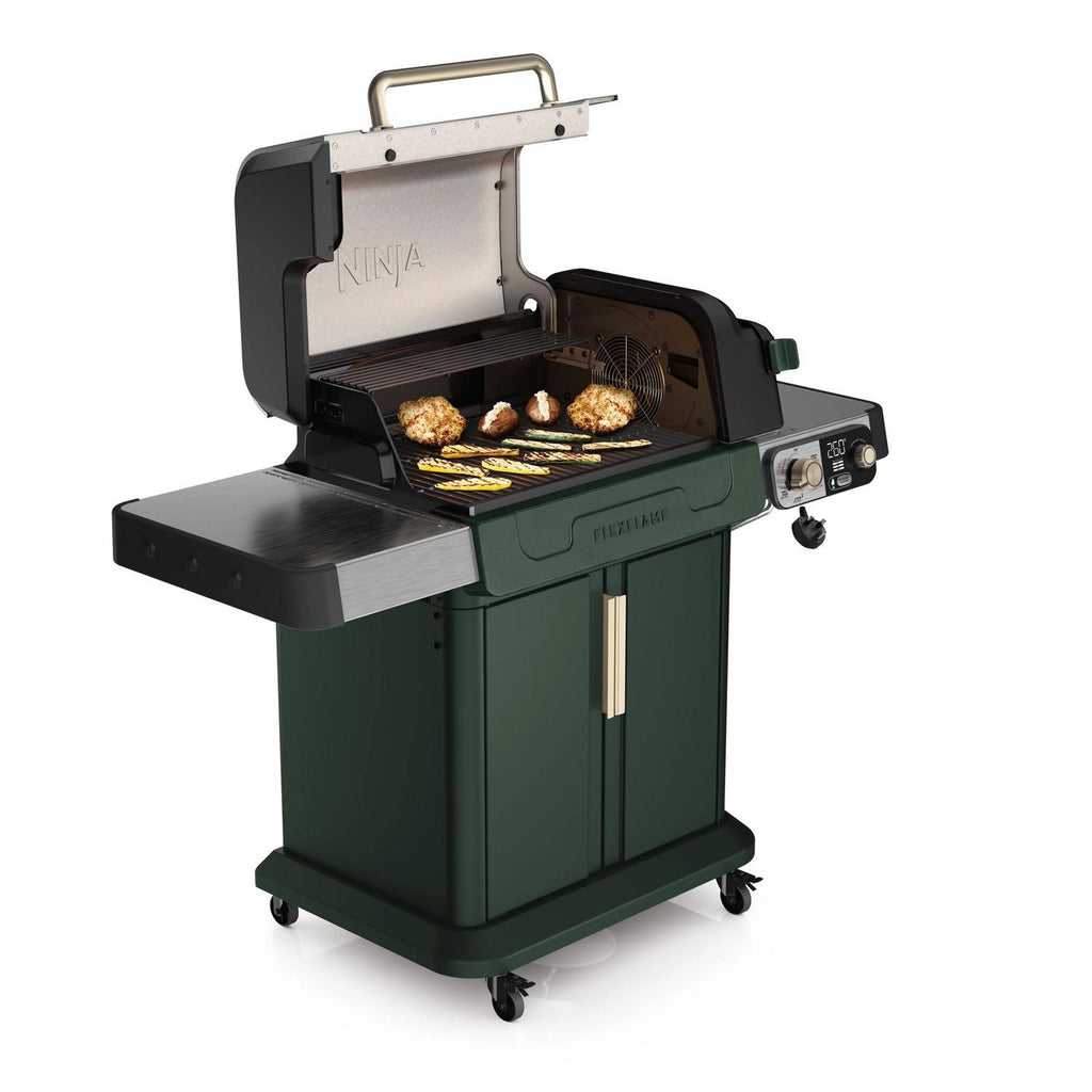 Ninja PG301UKGN FlexFlame Gas BBQ & Outdoor Cooking System - Green