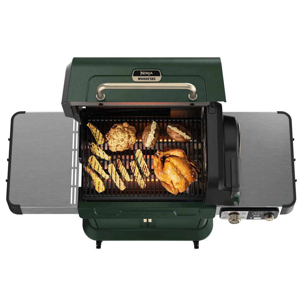 Ninja PG301UKGN FlexFlame Gas BBQ & Outdoor Cooking System - Green