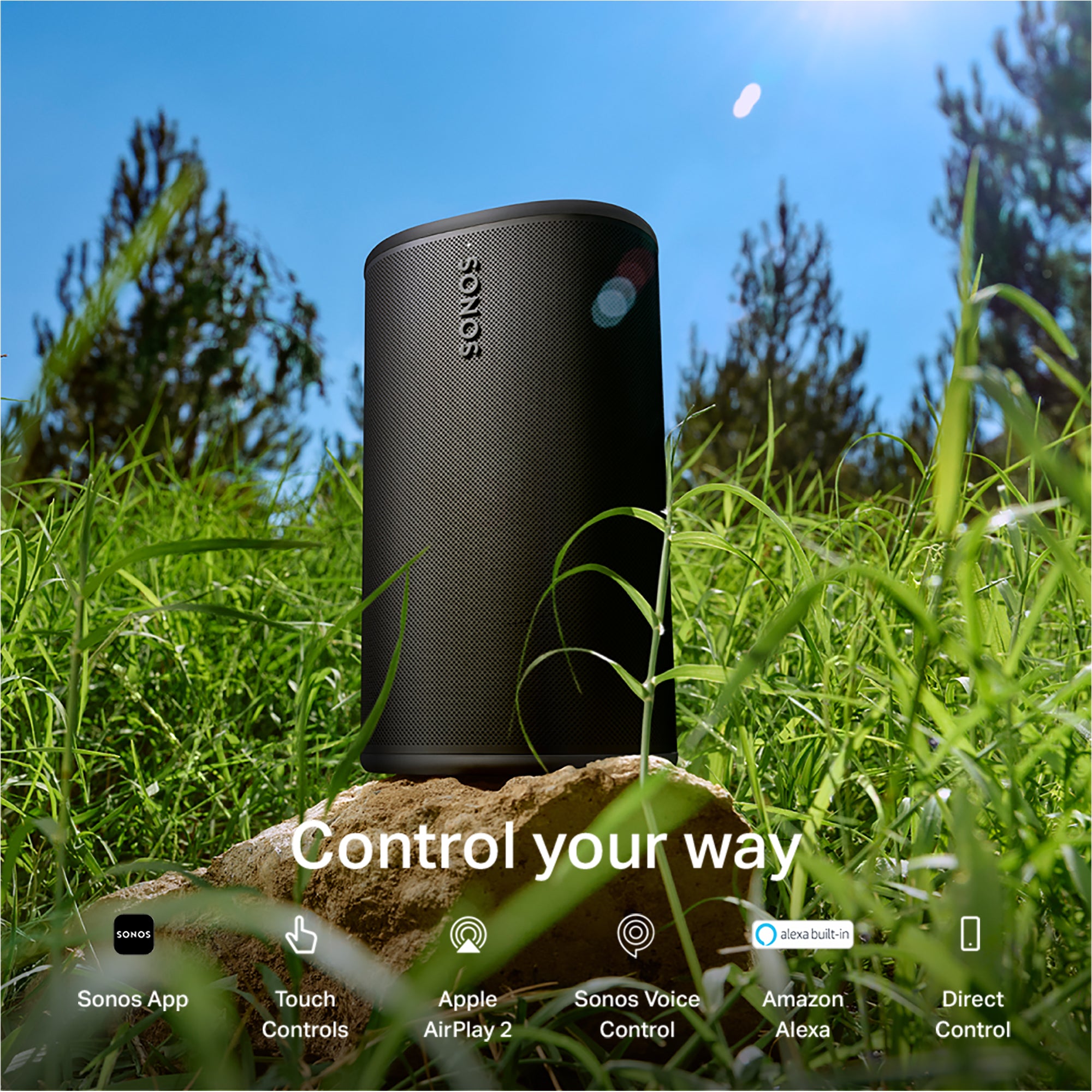 Sonos Play Portable Wireless Speaker – Black