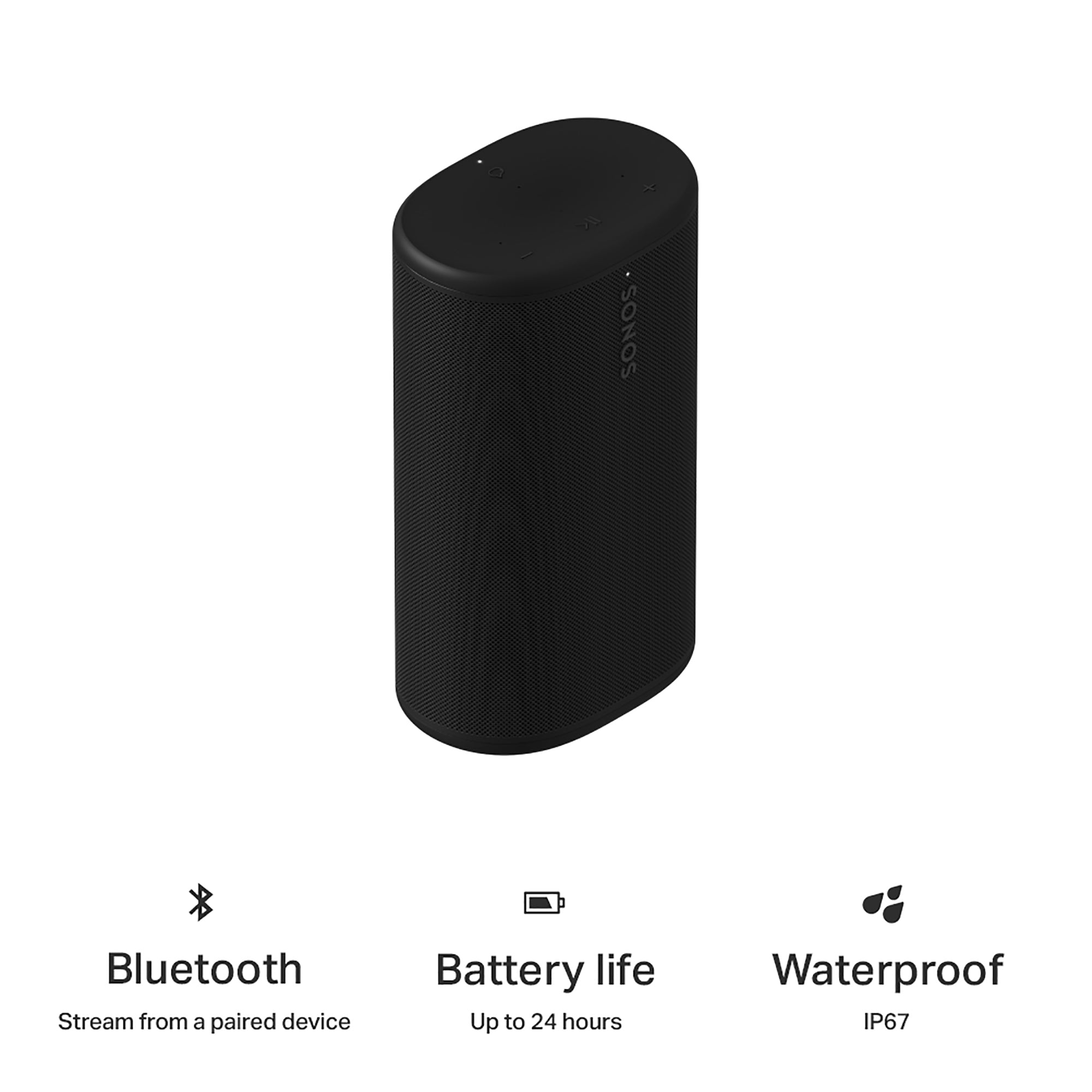 Sonos Play Portable Wireless Speaker – Black