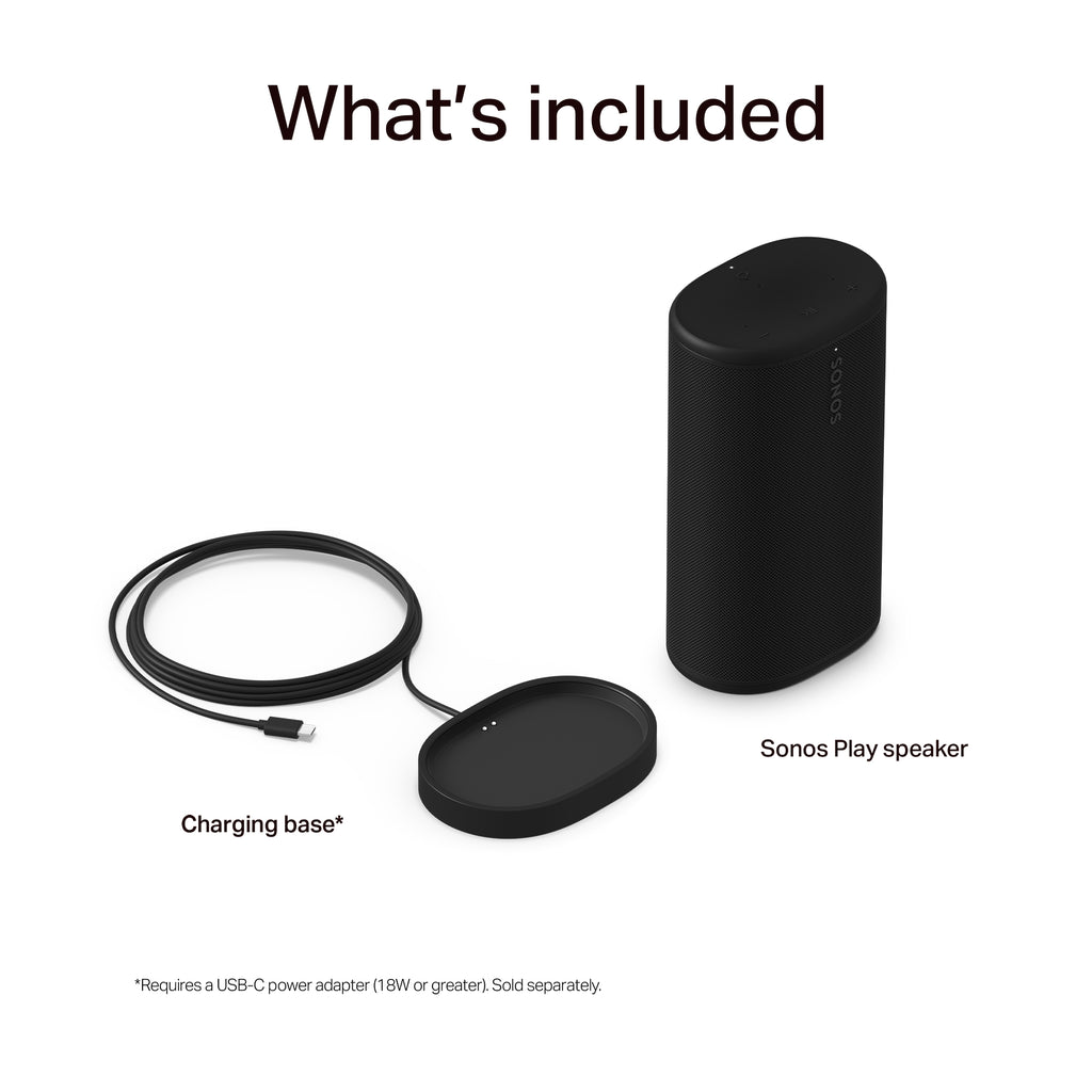 Sonos Play Portable Wireless Speaker – Black
