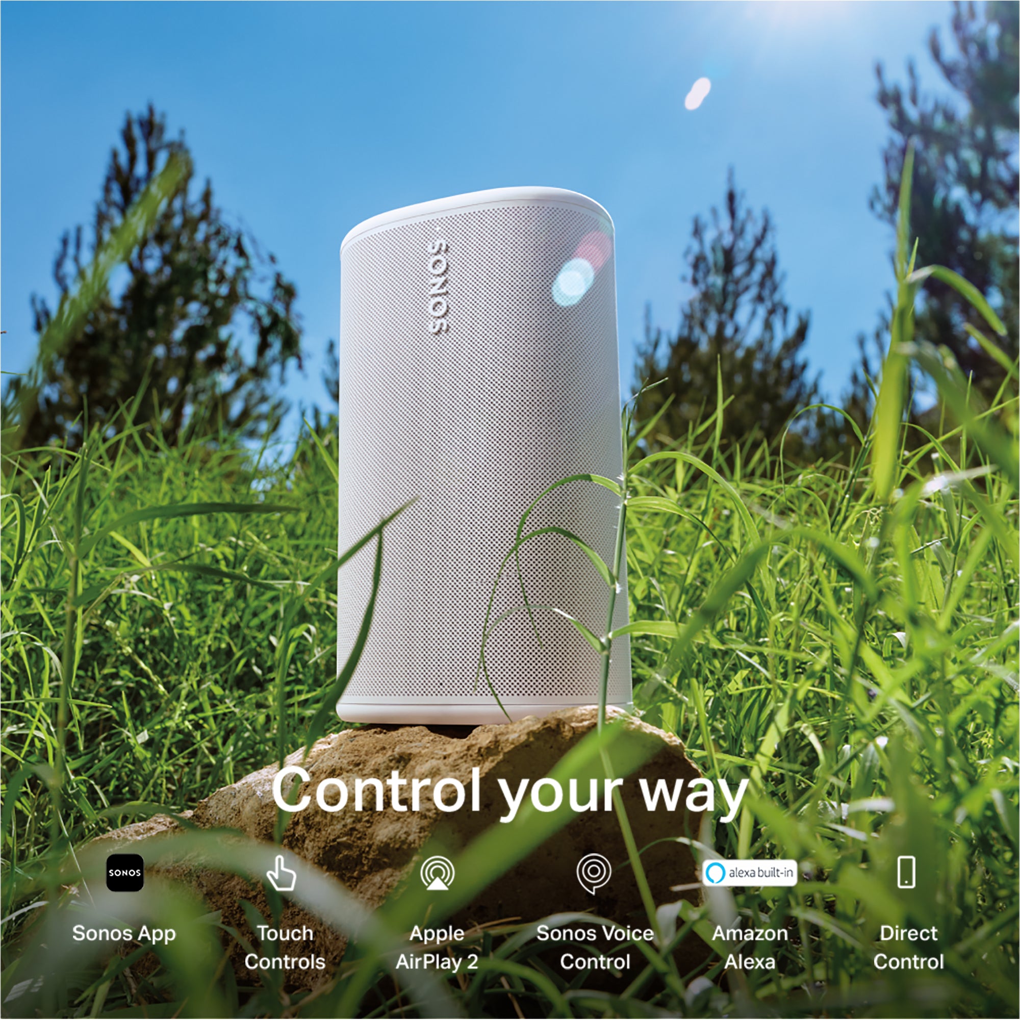 Sonos Play Portable Wireless Speaker – White