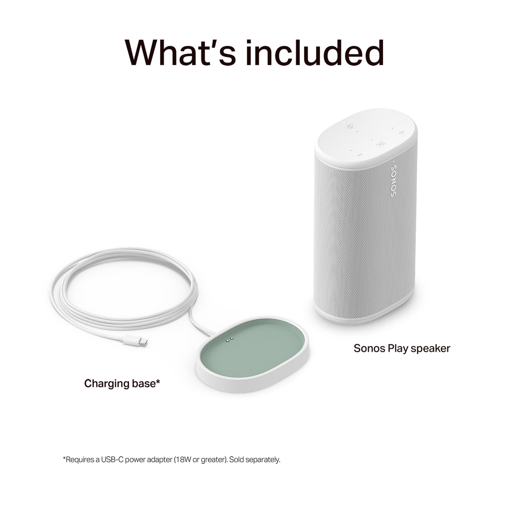 Sonos Play Portable Wireless Speaker – White