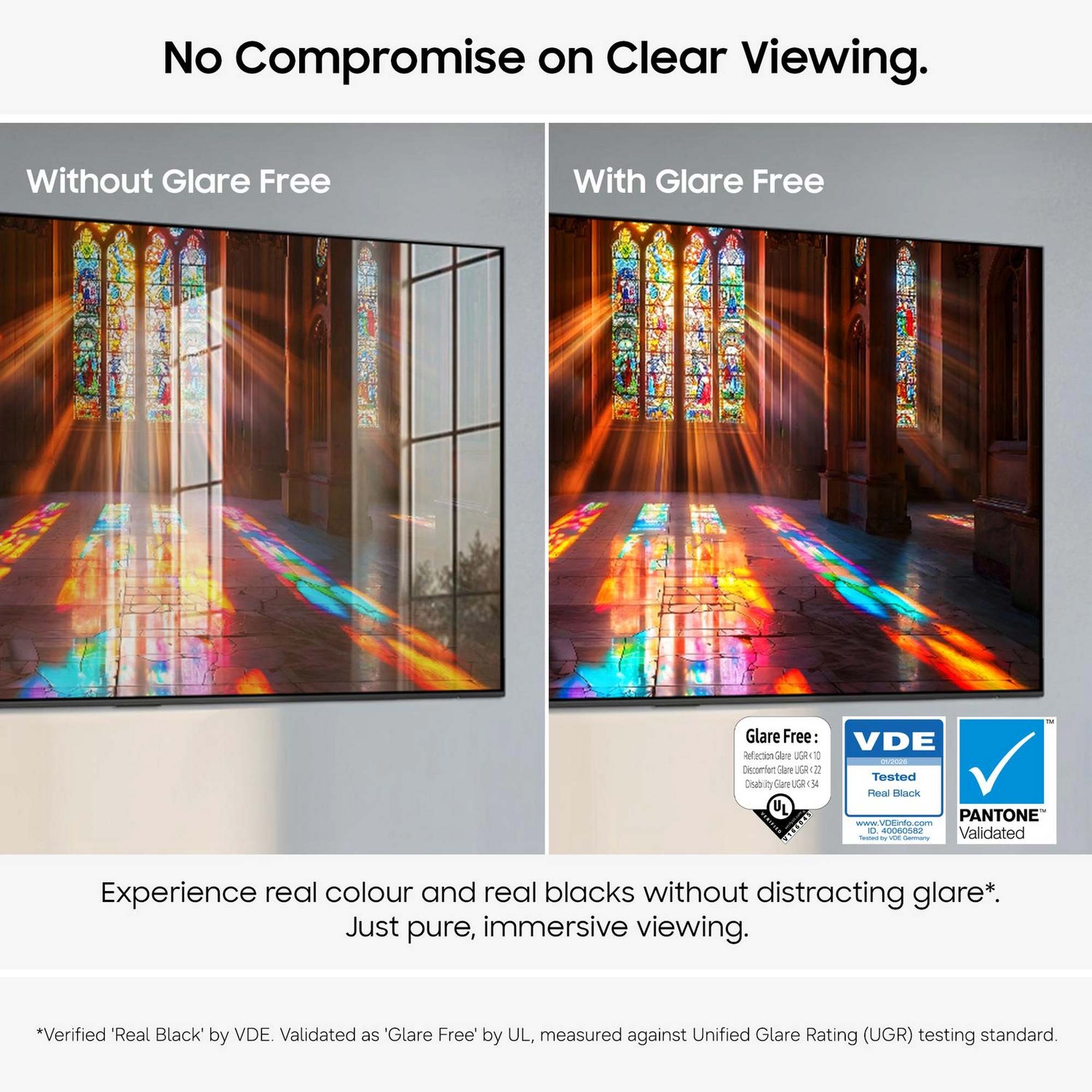 Samsung QE65S90HAEXXU 65 Inch, 4K Ultra HD OLED Television, Smart Tv, Freeview HD