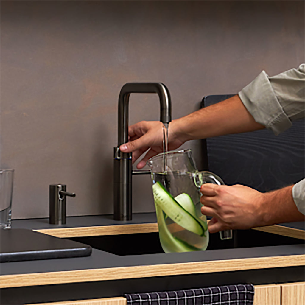 Quooker Fusion Square Cold, Hot & Boiling Water Tap in Gunmetal (TFND10C00085) - Ex-Display