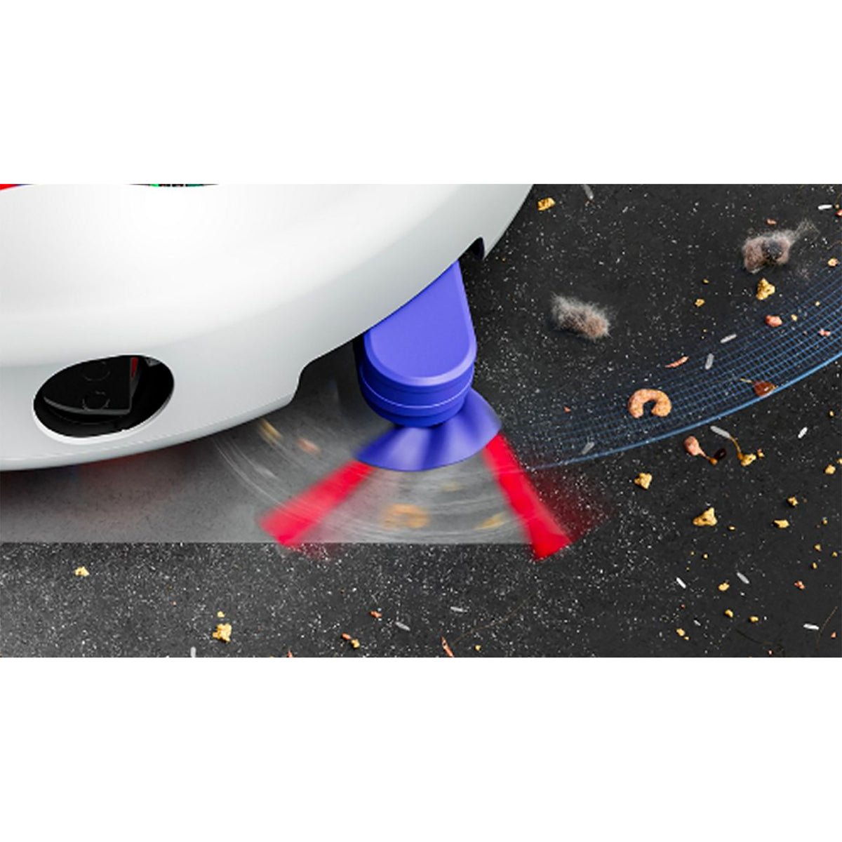 Dyson R2 Nurovi™ Wash+Dry Robot Vacuum Cleaner - Silver and Vinca Blue (R2NUROVIW+D)