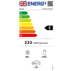 Sensis RFCMBI015450EW 177cm Tall Integrated Fridge Freezer, 145 Litre Fridge, 85 Litre Freezer, 54cm Wide, Frost Free