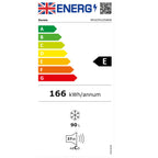 Sensis RFUCF01Z54EW Undercounter Freezer, 90 Litre Capacity, 55cm Wide, Low Frost, White