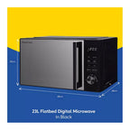 Russell Hobbs 23L 800W Flatbed Digital Microwave – Black - RHFM2365B