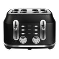 Rangemaster Classic 4 Slice Toaster in Matt Black - RMCL4S301BK