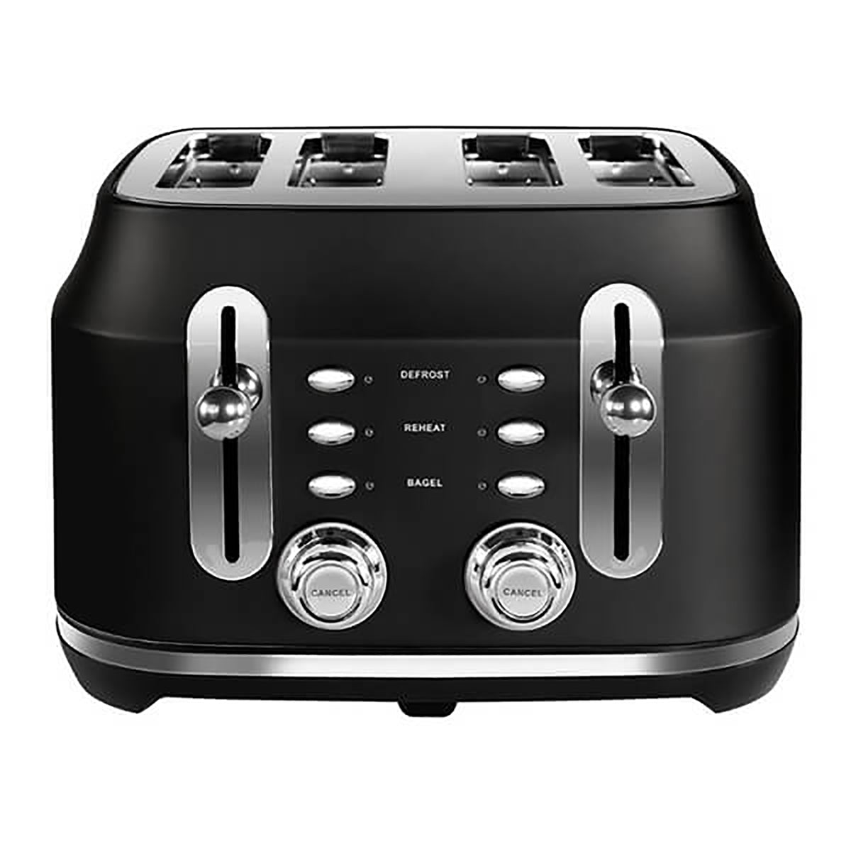 Rangemaster Classic 4 Slice Toaster in Matt Black - RMCL4S301BK