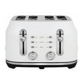 Rangemaster Classic 4 Slice Toaster in Matt White - RMCL4S301WH