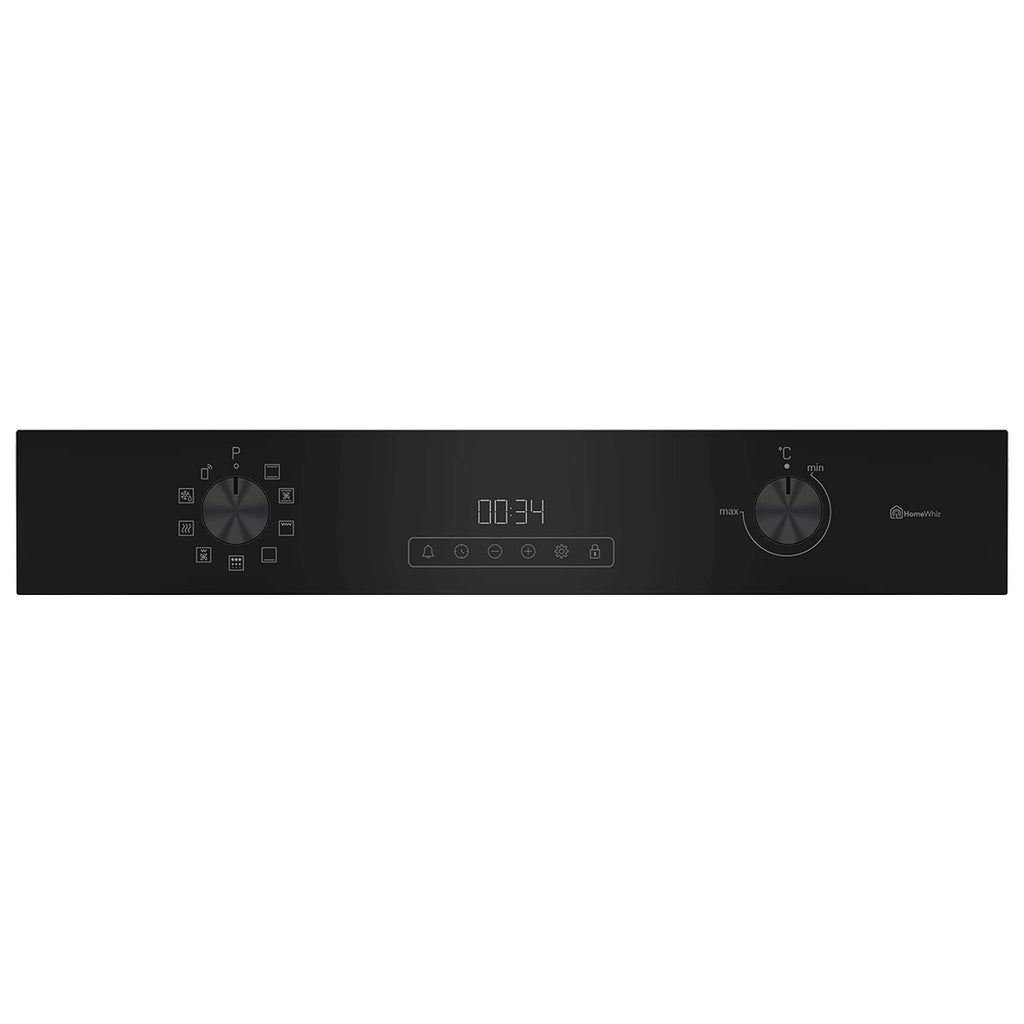 Blomberg ROEN8232WBP Built-In Single Electric Fan Oven with Grill, Pyro Cleaning, Black