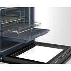 Blomberg ROEN8232WBP Built-In Single Electric Fan Oven with Grill, Pyro Cleaning, Black
