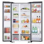 Samsung RS57DG400EM9EU 178cm Tall American Fridge Freezer, 375 Litre Fridge, 208 Litre Freezer, 92cm Wide, Frost Free, Silver