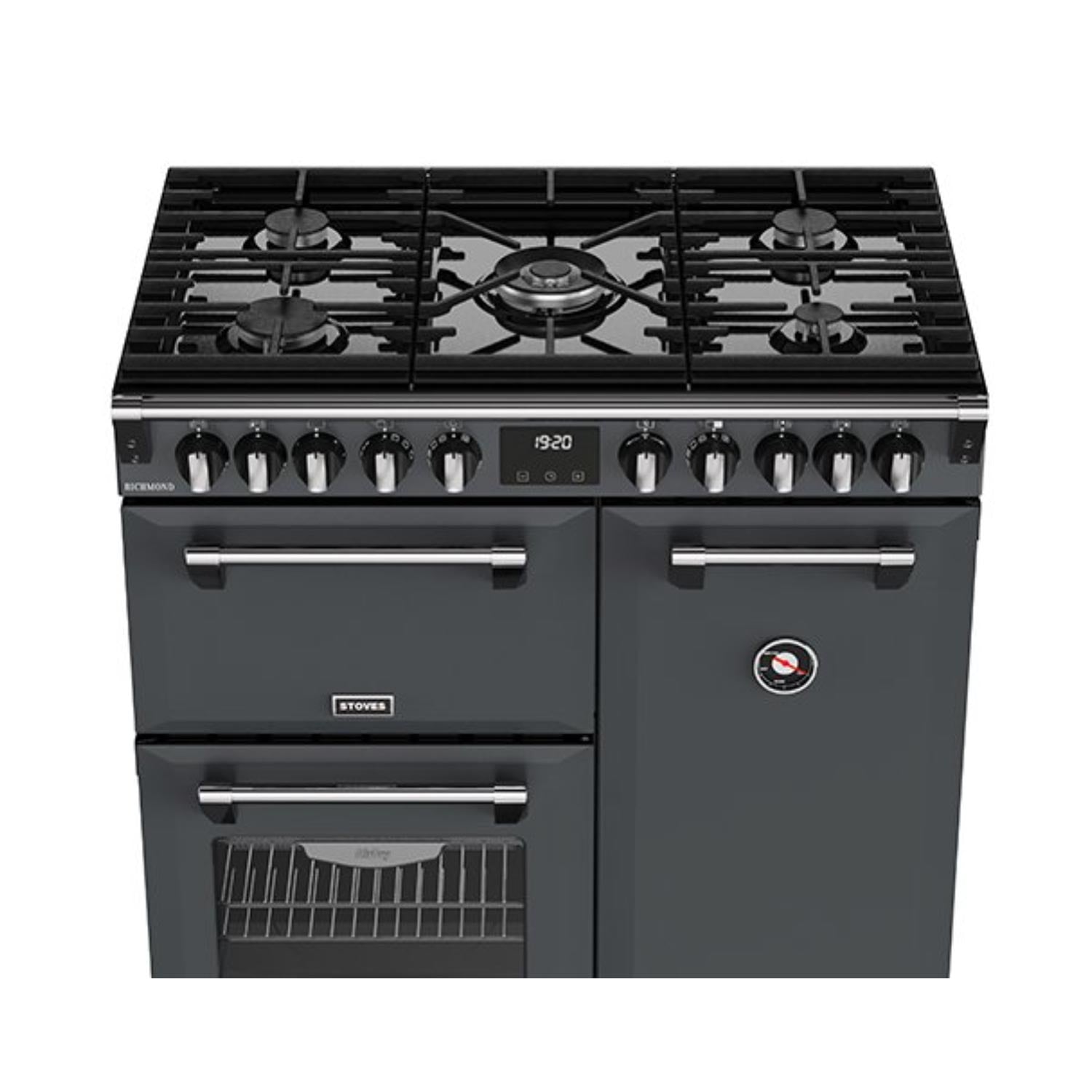 Stoves Richmond 90 Dual Fuel Range Cooker - Anthracite (Ex-Display)