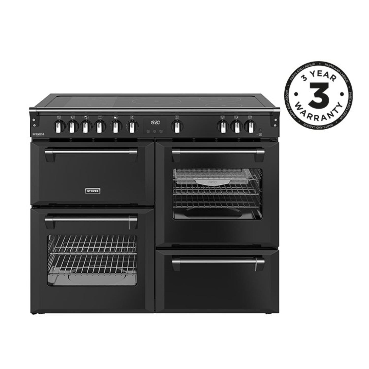 Stoves Richmond Deluxe 110EI RTY Black (Ex-Display)