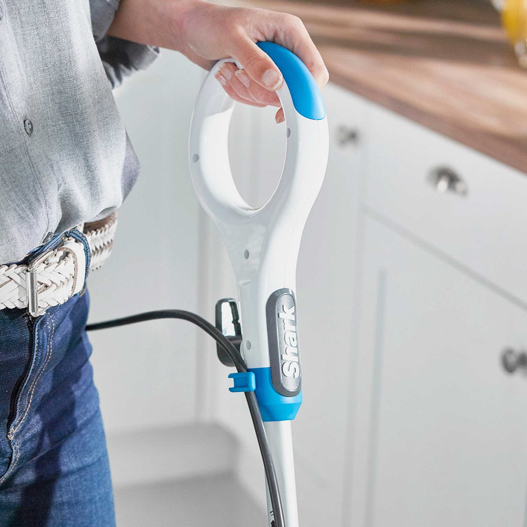 Shark Klik n'Flip Manual Steam Pocket Mop – White & Blue | S6001UK
