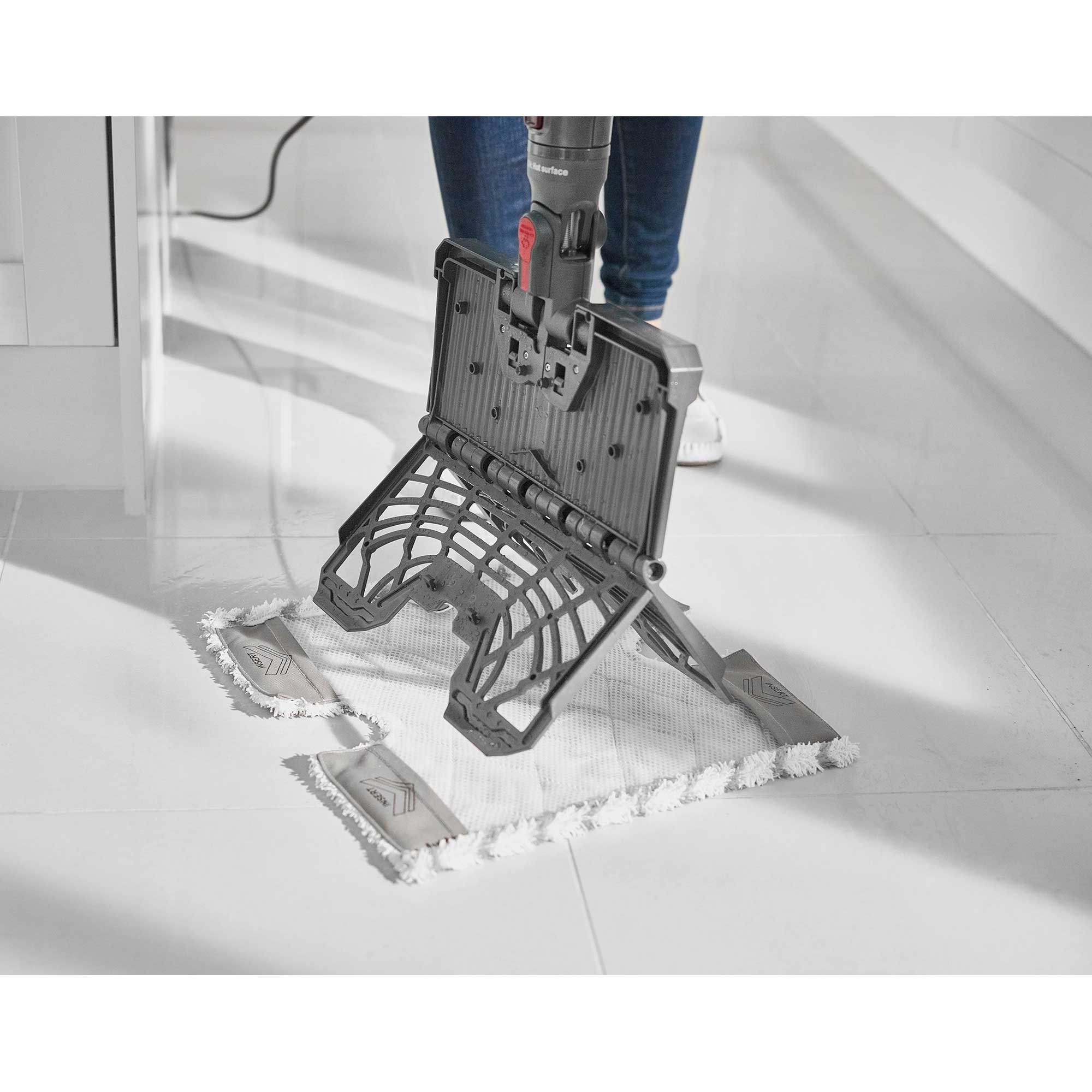 Shark Klik n'Flip Automatic Steam Pocket Mop – Shark Steel Grey & Bordeaux | S6003UK