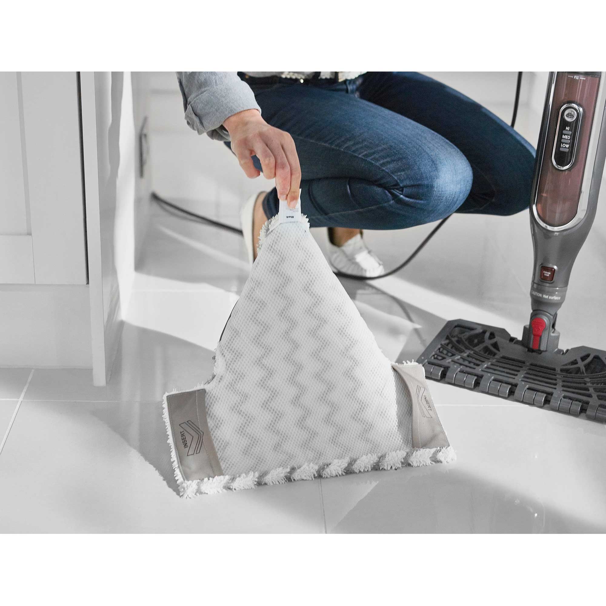 Shark Klik n'Flip Automatic Steam Pocket Mop – Shark Steel Grey & Bordeaux | S6003UK