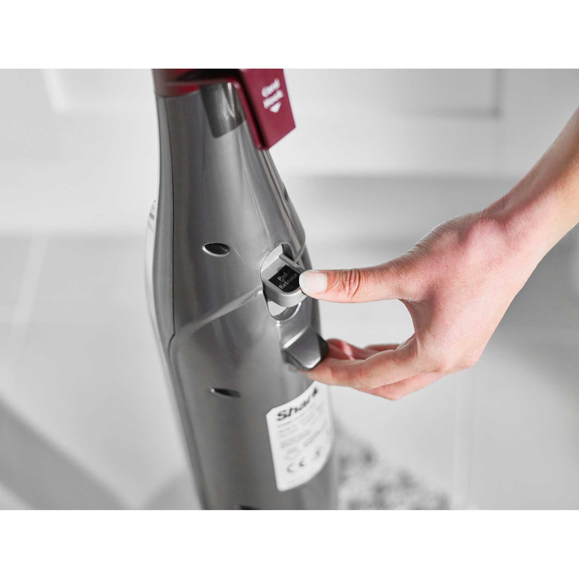 Shark Klik n'Flip Automatic Steam Pocket Mop – Shark Steel Grey & Bordeaux | S6003UK