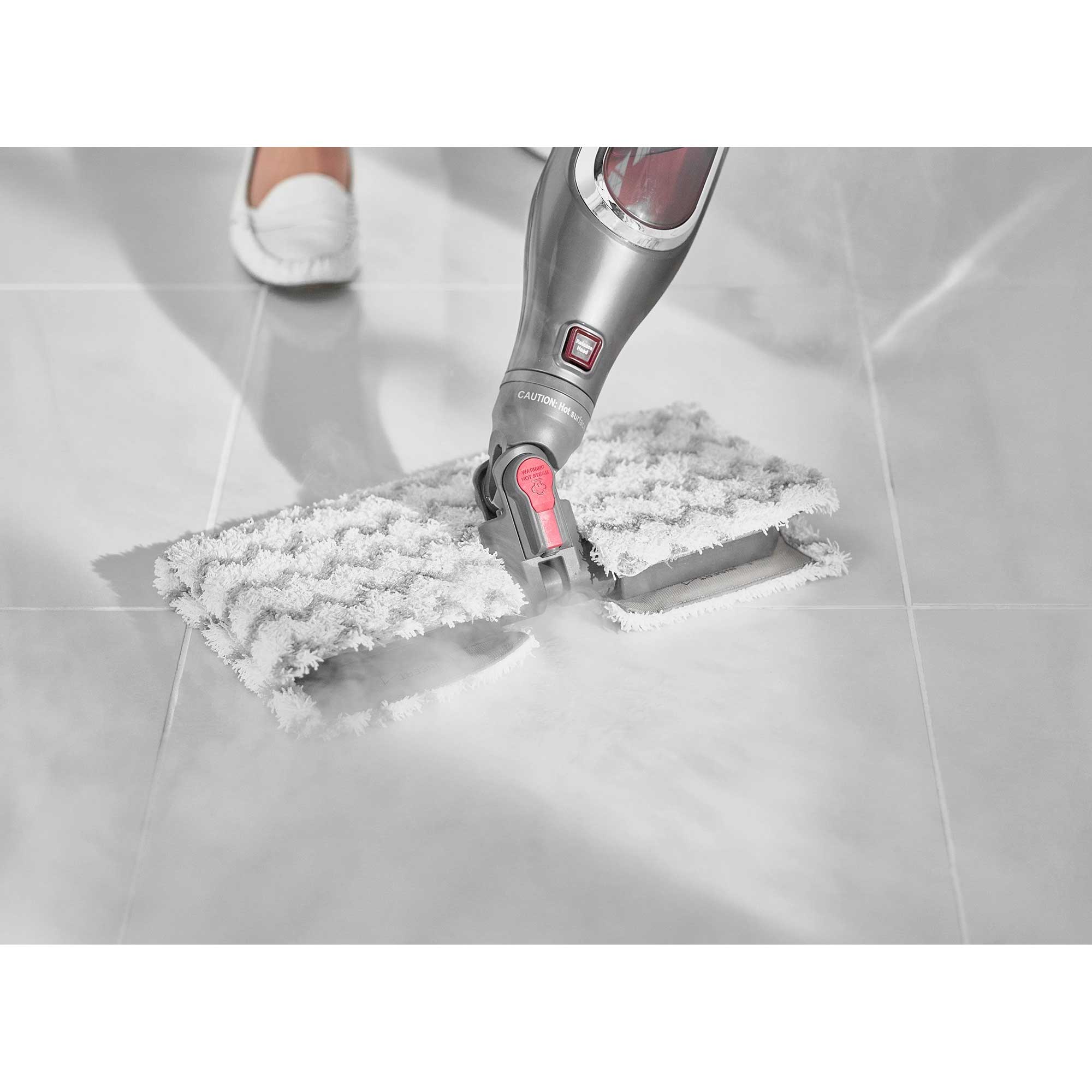 Shark Klik n'Flip Automatic Steam Pocket Mop – Shark Steel Grey & Bordeaux | S6003UK