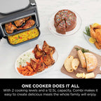 Ninja Combi 12-in-1 Multi-Cooker, Oven & Air Fryer – Grey | SFP700UK