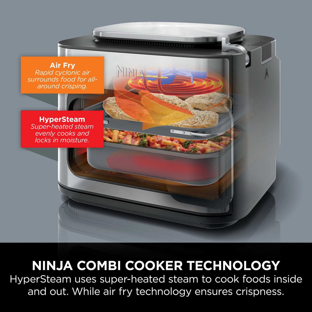 Ninja Combi 12-in-1 Multi-Cooker, Oven & Air Fryer – Grey | SFP700UK
