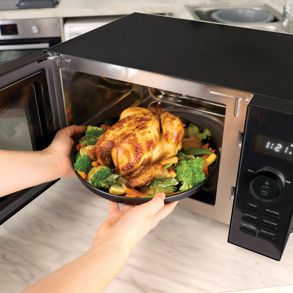 Statesman 25 Litre 900W Digital Combination Microwave – Black (SKMC0925DSB)
