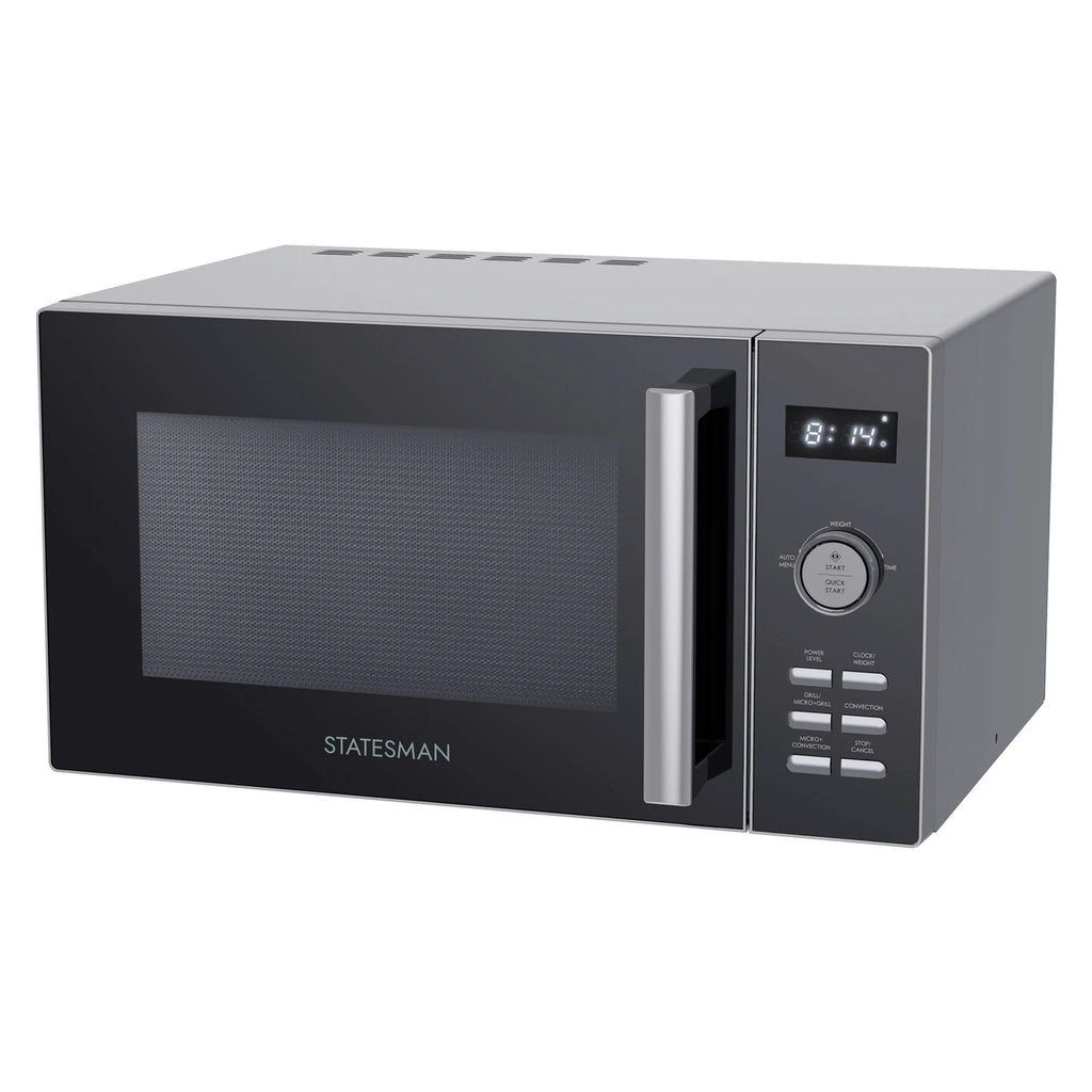 Statesman 25 Litre 900W Digital Combination Microwave – Silver (SKMC0925DSS)
