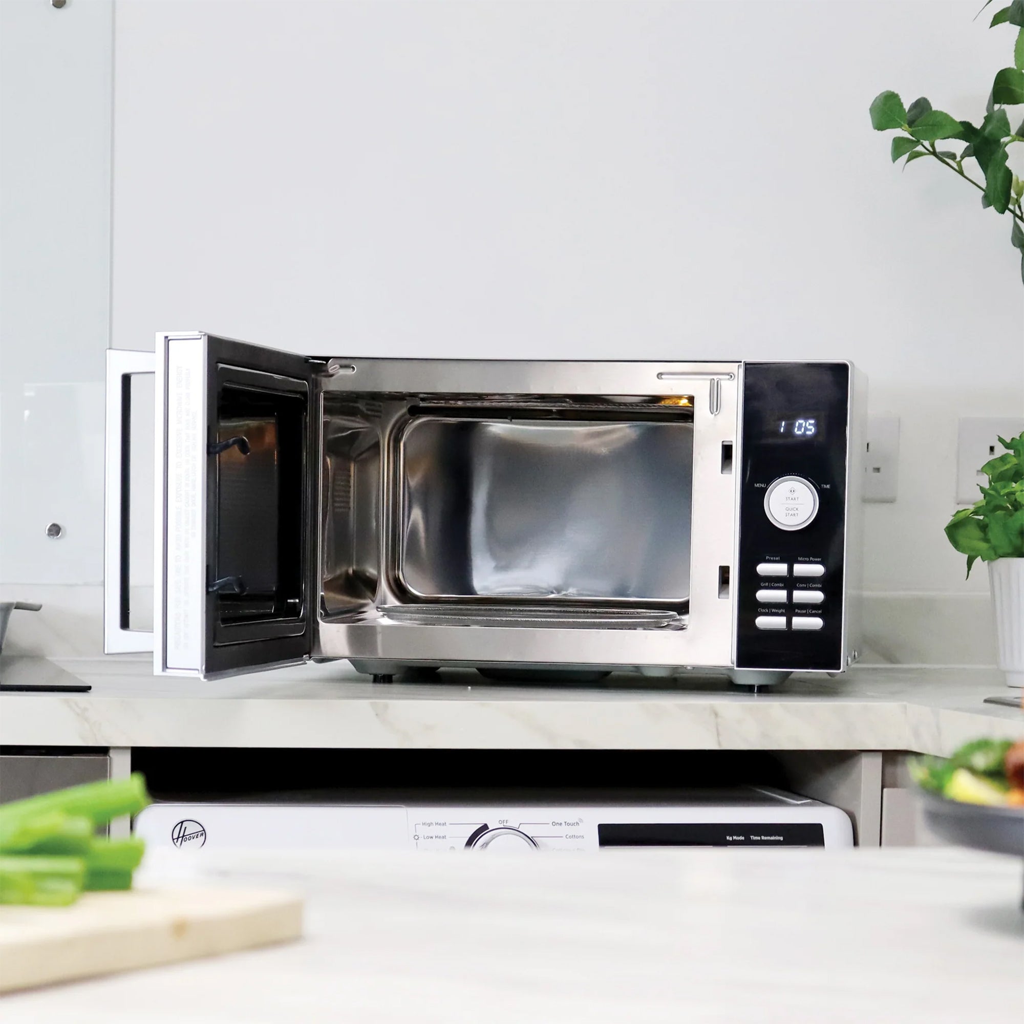 Statesman 25 Litre 900W Digital Combination Microwave – Silver (SKMC0925DSS)