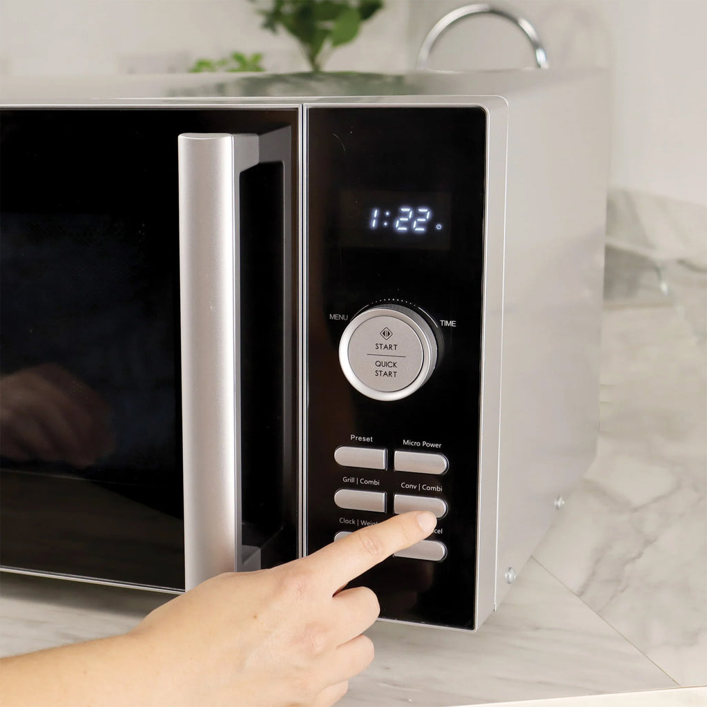 Statesman 25 Litre 900W Digital Combination Microwave – Silver (SKMC0925DSS)
