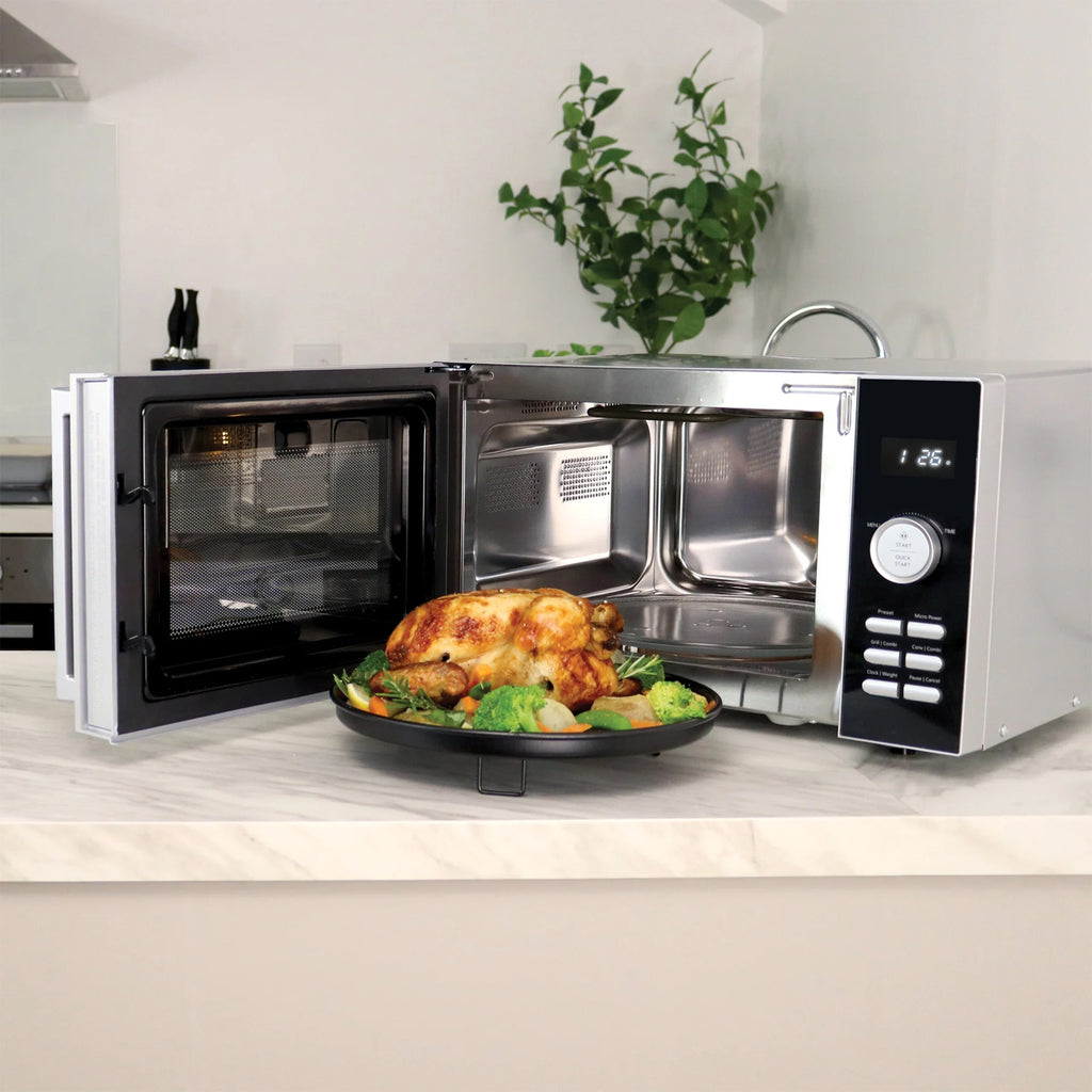 Statesman 25 Litre 900W Digital Combination Microwave – Silver (SKMC0925DSS)