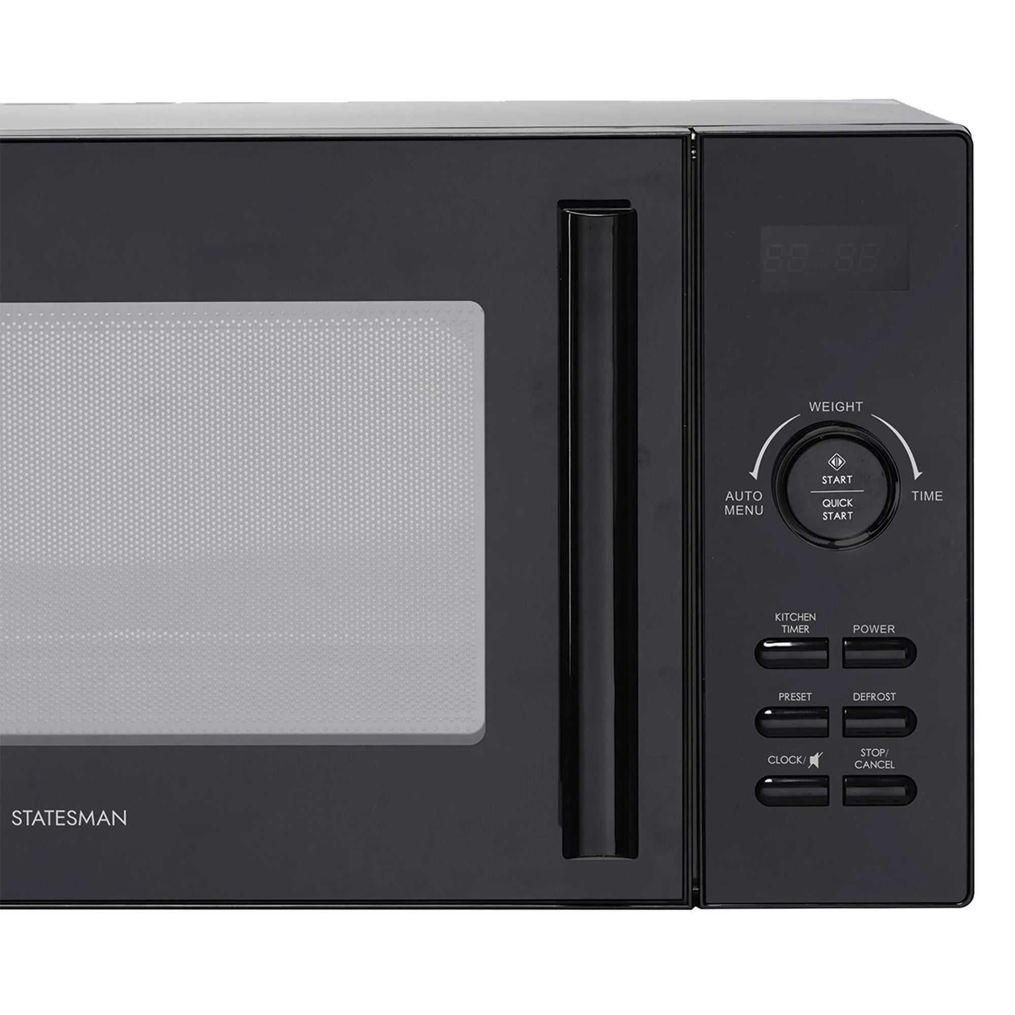 Statesman 23L 900W Digital Microwave - Black (SKMS0923DSB)