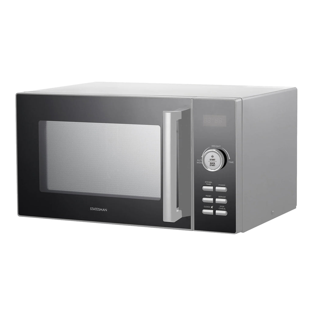 Statesman 23L 900W Digital Microwave - Silver (SKMS0923DSS)