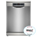 Bosch SMS26AI08G 12 Place Setting Freestanding Dishwasher, 60cm Wide, Brushed Steel