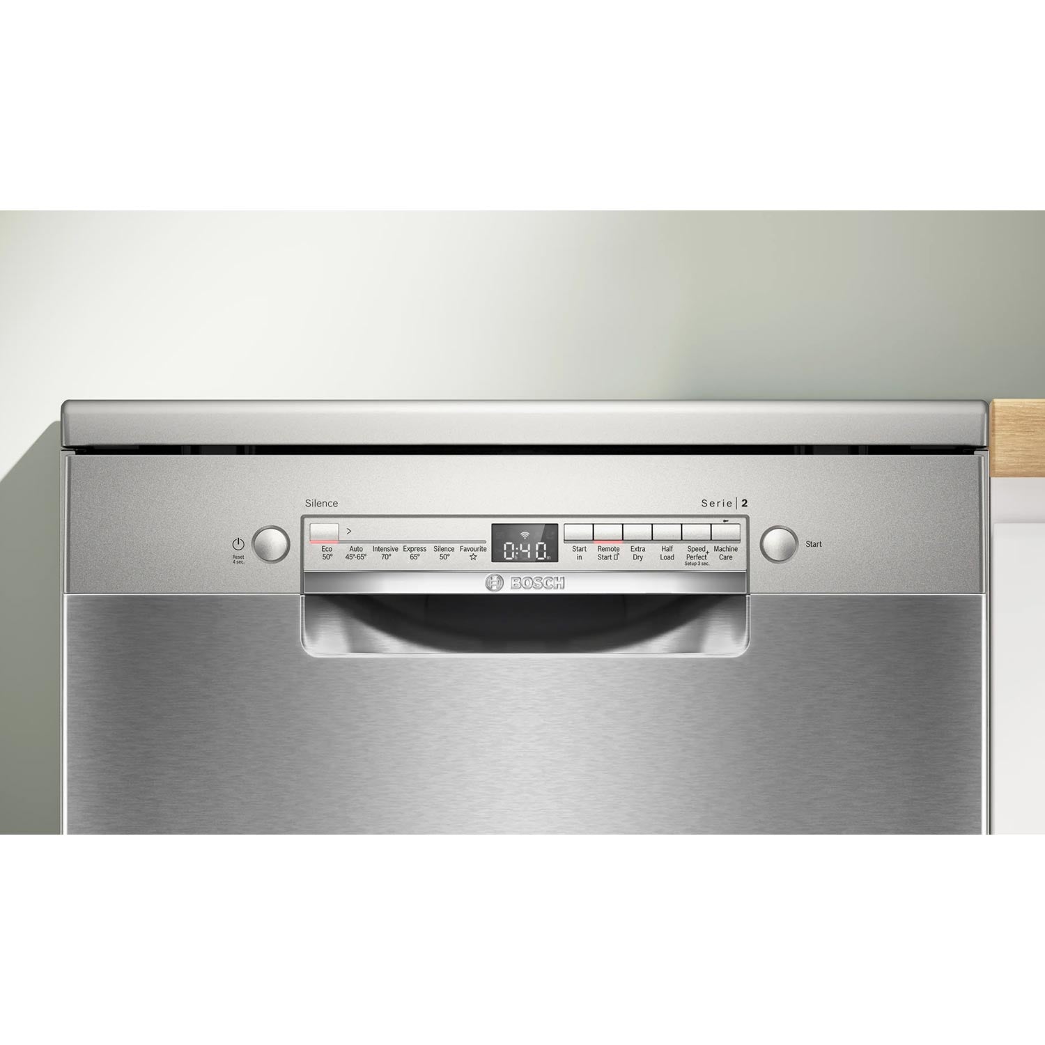 Bosch SMS2HVI06G 14 Place Setting Freestanding Dishwasher, 60 Wide, Stainless Steel