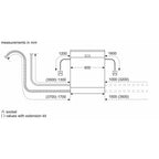 Bosch SMS2HVW06G 14 Place Setting Freestanding Dishwasher, 60cm Wide, White