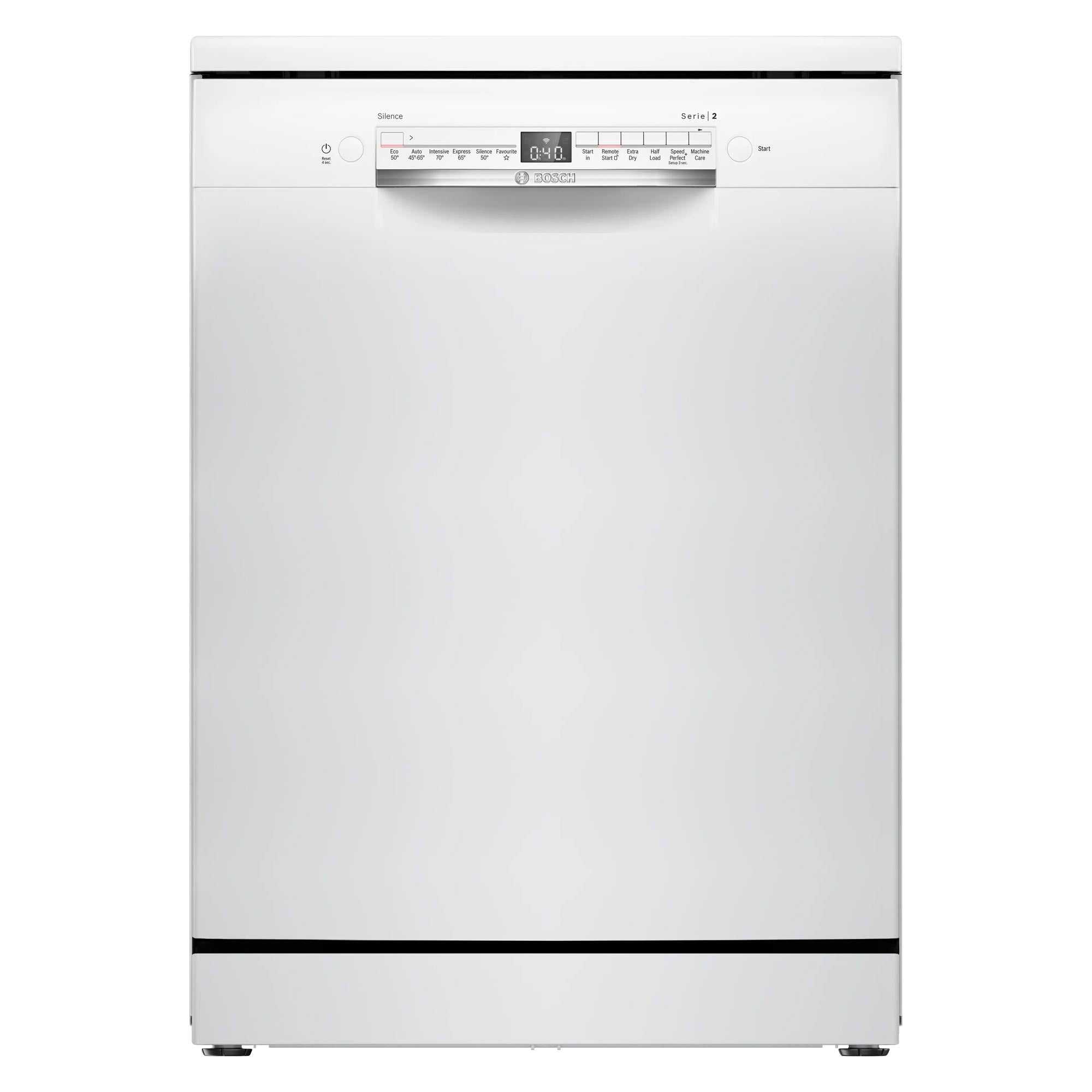 Bosch SMS2HVW06G 14 Place Setting Freestanding Dishwasher, 60cm Wide, White