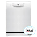 Bosch SMS2HVW06G 14 Place Setting Freestanding Dishwasher, 60cm Wide, White