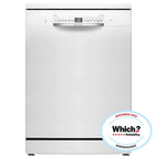 Bosch SMS2HVW06G 14 Place Setting Freestanding Dishwasher, 60cm Wide, White
