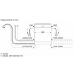 Bosch SMS2ITI67G 12 Place Setting Freestanding Dishwasher, 60cm Wide, Brushed Steel