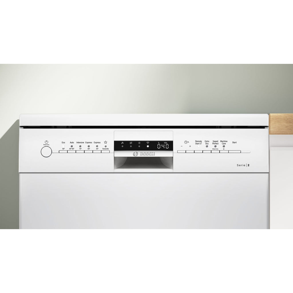 Bosch SMS2ITW67G 12 Place Setting Freestanding Dishwasher, 60cm Wide, White