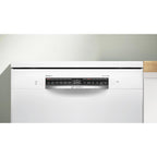 Bosch SMS6ZCW10G 14 Place Setting Freestanding Dishwasher with PerfectDry, 60cm Wide, White