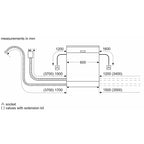 Bosch SMS6ZCW10G 14 Place Setting Freestanding Dishwasher with PerfectDry, 60cm Wide, White