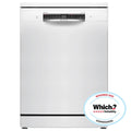 Bosch SMS6ZCW10G 14 Place Setting Freestanding Dishwasher with PerfectDry, 60cm Wide, White