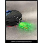 Detects and identifies spills and stains.