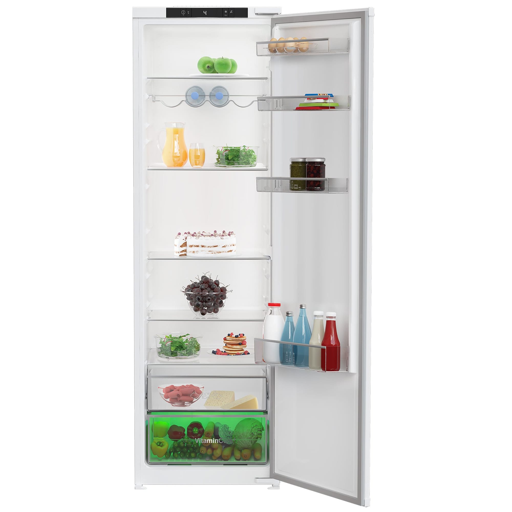 Blomberg SST4455VI Integrated Overcounter Larder Fridge, 309 Litres, White
